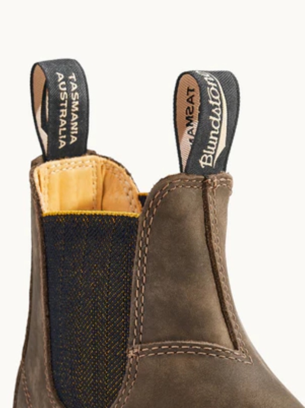 Blundstone Boots- Rustic Brown/Mustard-Black - Picture 2 of 9